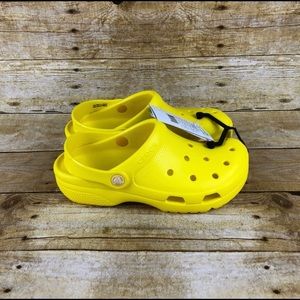 BRAND NEW YELLOW CROCS